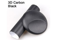 Bubble Free Carbon Fibre Car Wrap 3D texture 150mic PVC Face Film