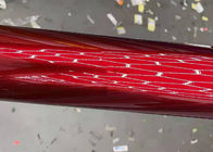 Cherry Red Car Vinyl Wrap Film disolvents Low Maintenance 0.14mm Thickness