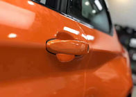Auto Protective Gloss Fiery Orange Vinyl Wrap Antidust Anti Mild Acids