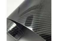 6D Gloss Carbon Fiber Wrap Waterproof , UV Proof Carbon Fiber Interior Wrap