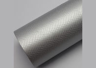 OEM Black Carbon Fiber Wrap For Cars Air Bubble Free High Stretchable 2D Texture