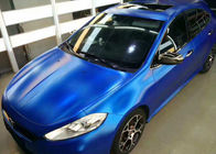 Blue Pearl Metallic Car Chrome Vinyl Wrap flexible Rohs Approved