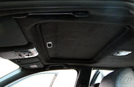 Matte Black Suede Car Interior Wrap Polyester microfiber Fabric 96F