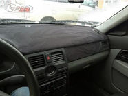 Black Adhesive Velvet Suede Fabric Car Interior Panel Wrap