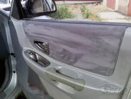 OEM Car Interior Panel Wrap , Automotive Interior Film Grey Suede fabirc