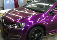 Ultra Metallic Super Glossy Purple Color Pearl Metal Vinyl Car Wrap Air Channels