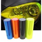 SGS Approved Car Headlight Film High Glossy Golden Calendered Silicone coated