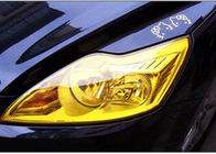 SGS Approved Car Headlight Film High Glossy Golden Calendered Silicone coated