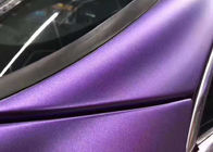 Waterproof  Car Vinyl Wrap Film Metallic Purple Multiapplication Heat Resistant