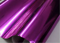 200micron Mirror Chrome Vinyl Wrap , Calendered purple chrome car wrap