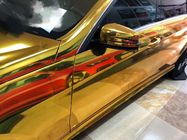 Polymeric PVC Trilayers Chrome Car Wrap Body Paint Gold Mirror Vinyl Wrap