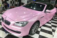 PVC Sticker Pink Vinyl Wrap Sheets For Cars 150mic Decorative Wrap
