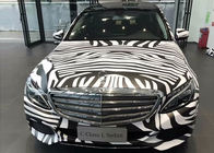 Zebra Print Digital Vinyl Car Wrap 140gsm Oilproof dustproof
