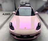 Candy Pink Color Shifting Vinyl Wrap seamless Synthetic PVC AntiUV