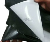 Black Car Interior Polyester Microfiber Suede Fabric Vinyl  0.2mm Thickness