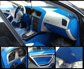 Brown Suede Car Interior Panel Wrap Self Adhesive 9KG / Roll