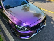 Premium Glossy DIY Car Body Film Gold Chameleon Pearl Glitter Vinyl Sticker Purple
