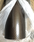 2D Brown Black Carbon Fiber Foil For Car Interior Body Decorative Self Adhesive Vinyl Wrap