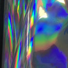Self Adhesive Car Chrome Vinyl Wrap Holographic Laser Chrome Auto Decoration Sticker 1.27 X 50M