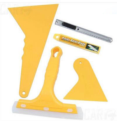 OEM Car Wrap Tool Kit , Eco Efficient triangle squeegee for decals